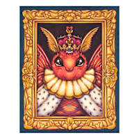 SCADpro Moth Queen Canvas Wall Art, 11x14