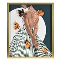 SCADpro Glass Framed Bliss Print Wall Art, 21x25