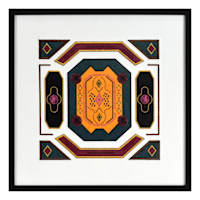 SCADpro Glass Framed Tradition Print Wall Art, 17"