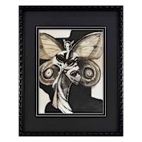 SCAD Glass Framed Inked Print Wall Art, 17x21