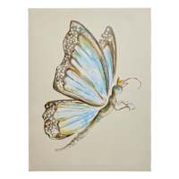 Reading Butterfly Canvas Wall Art, 12x16