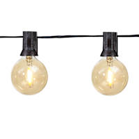 10-Count LED Filament Globe String Lights