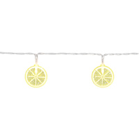 10-Count LED Lemon String Lights with Timer