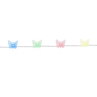 10-Count Solar LED Color Change Butterfly Wire Lights