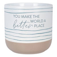 Indoor Better Place Sentiment Planter, 5.5"