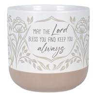 Indoor Lord Bless You Sentiment Planter, 5.5"