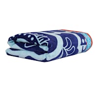 Blue Medallion Jacquard Velour Beach Towel, 40x72