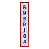 Patriotic Reversible Porch Leaner, 47"