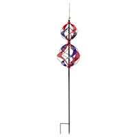 Patriotic Spinning Yard Stake, 36"