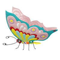 Metal Butterfly Outdoor Garden Decor, 14.6"