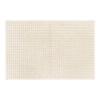 Crosby St. Ivory Waffle Antimicrobial Cotton Bath Rug, 20x30