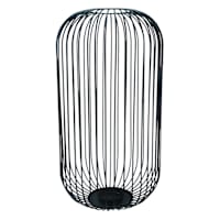 Crosby St. Black Metal Wire Lantern, 24"