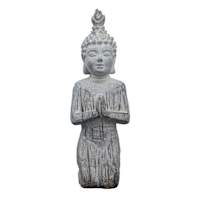 Found & Fable Kneeling Buddha Figurine, 12"