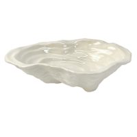 Found & Fable Shiny Seashell Decorative Bowl, 9"