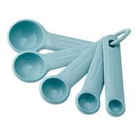 KitchenAid Set of 5 Mineral Blue Universal Measuring Spoons