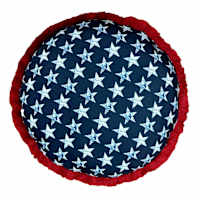 Honeybloom Stars Round Fringe Throw Pillow, 16"