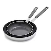 Bobby Flay 2-Pack 3-Ply Frypan Set