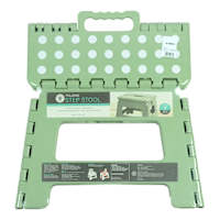 9" FOLDING STEP STOOL Sage