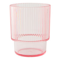 Oh Joy! Pink Double Old Fashioned Glass, 14oz