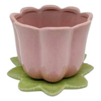 Indoor Pink Tulip Planter