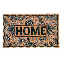 Home Floral Scalloped Coir Mat, 18x30