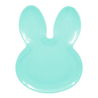 Bunny Brights Blue Bunny Plate, 8.5x11