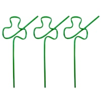 St. Patrick's Day Shamrock Straw Set