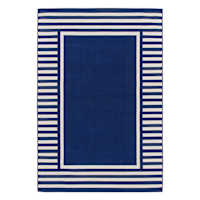 (E541) Sunny Club Solstice Border Area Rug, 5x7