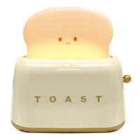 Smiley Toast Desk Lamp, 6"