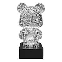 Star Effect Bear Lamp, 8"