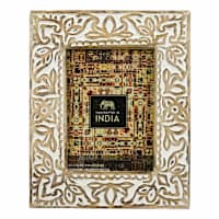 Carved Wood Tabletop Frame, 5x7