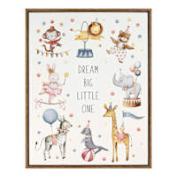 Framed Dream Big Canvas Wall Art, 23x29