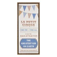 Framed Greatest Kid Canvas Wall Art, 13x29
