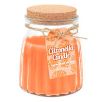 Orange Citronella Glass Candle, 16oz