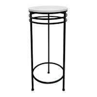 Marble Top Plant Stand, Medium