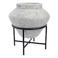 22x29 MGO PLANTER W/METEL STAND