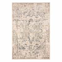 (A433) Cliff Grey Stone Area Rug, 7x10