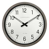 Woodgrain Wall Clock, 12"