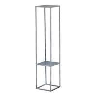 Silver Iron Metal Riser, 40"