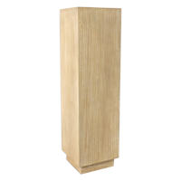 Natural Wooden Pedestal, 36"
