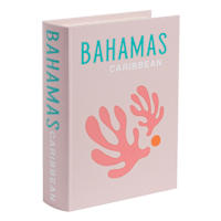 Large Light Pink Bahamas Book Box, 11x8.5x2.8