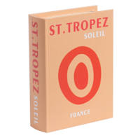 Medium Light Orange St. Tropez Book Box, 8.5x6.5x2.2