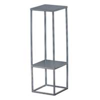 Silver Iron Metal Riser, 23"
