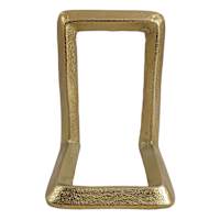 Gold Metal Modern Bookend, 6"