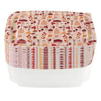 20PC MUSHROOM LEAF RECTANGLE FOOD STORAGE SET