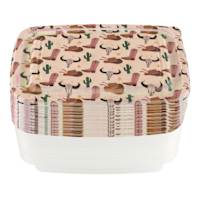 20PC WESTERN RECTANGLE FOOD STORAGE SET