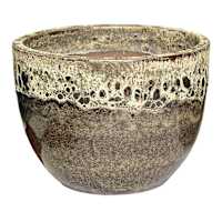 Brown Kalia Ceramic Outdoor Planter, Large
