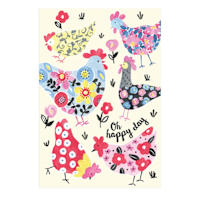 Oh Happy Day Chickens Scented Sachet