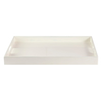 White Enameled Tray, 19x14