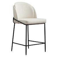 Aria Counter Stool, Cream